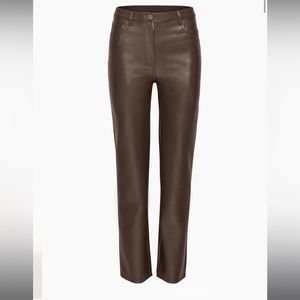 Wilfred melina pants in rich mocha brown size 0